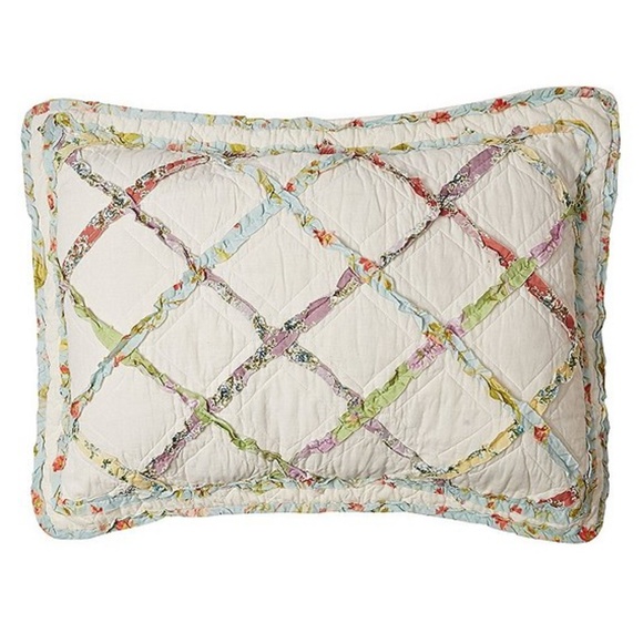 Laura Ashley Other - Laura Ashley Ruffle Garden Pillow Sham